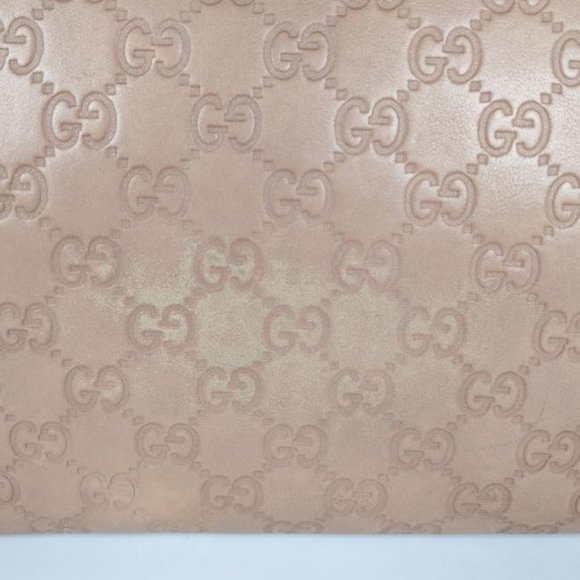SOLD Gucci Emily Chain Large Pink Beige Calfskin Shoulder Bag - Picture 7 of 11